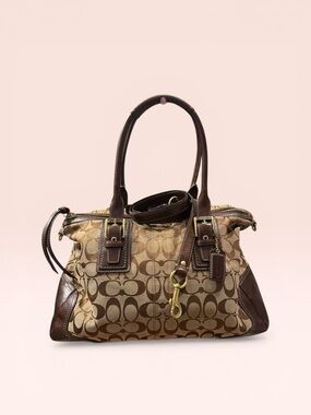 Coach Soho Signature Jacquard Leather Satchel Tote Bag